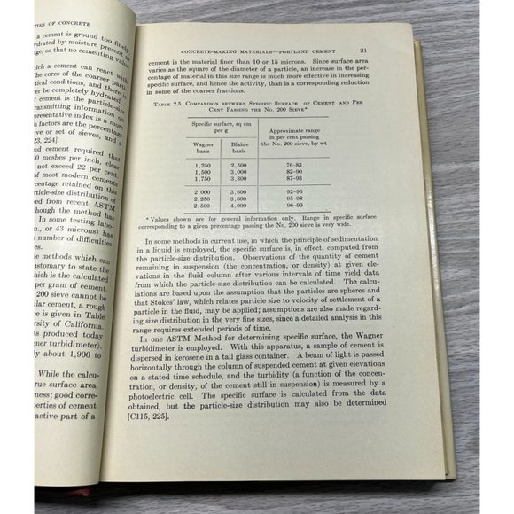 Composition and Properties of Concrete George Troxell Engineering Book 1956 - Picture 10 of 12